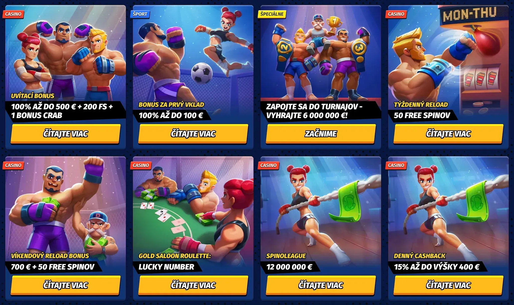 Propagácie v Bigclash casino