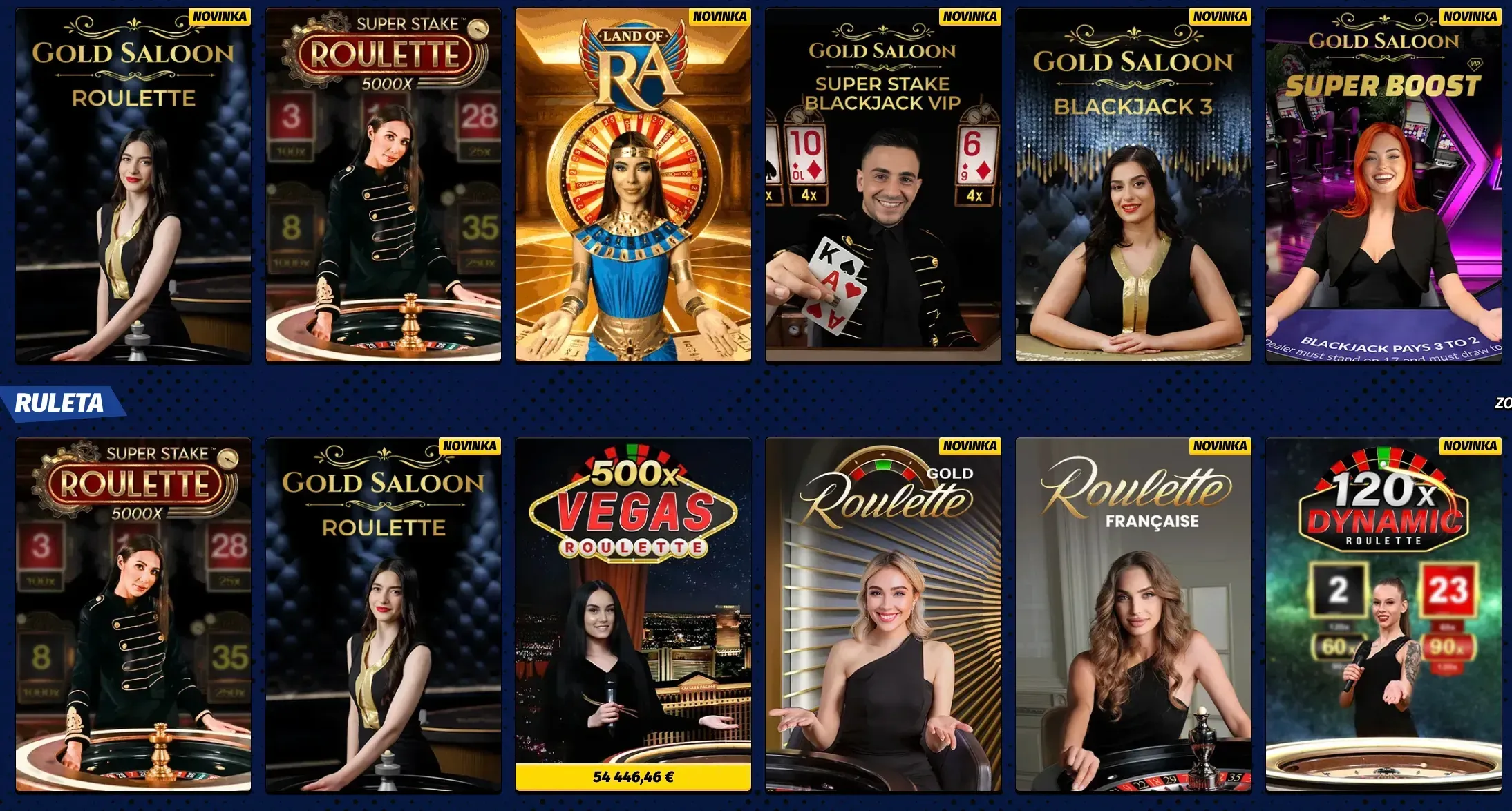 Živé kasíno v Bigclash